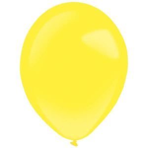 Balony lateksowe Decorator Pastelowe Żółte 28cm, 50 szt.