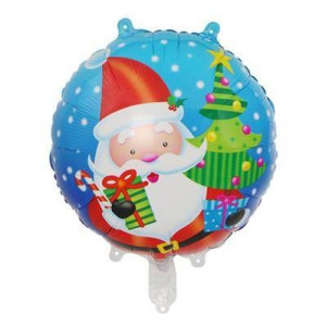 Balon foliowy Mikołaj, święta  45 cm