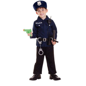 Strój, Kostium przebranie Policjant 3-6 lat