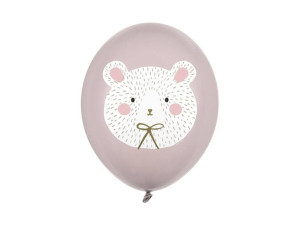 Balony lateksowe Miś polarny 30cm, 50 sztuk