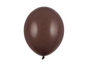 Balony Strong, Pastelowe Kakaowe, 30cm, 100 szt.