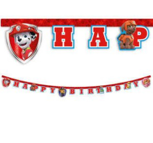 Papierowa girlanda Happy Birthday Psi Patrol 200cm