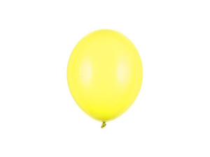 Balony Strong małe, Pastelowe żółte 12cm, 100 szt.