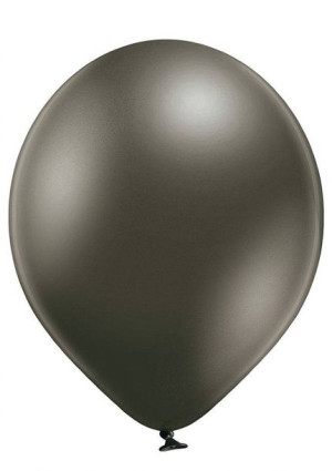 Balony lateksowe B105 Glossy Anthracite 30cm, 100 sztuk