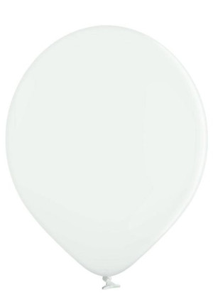 Balony B105 pastelowe Białe White 30cm, 100 sztuk