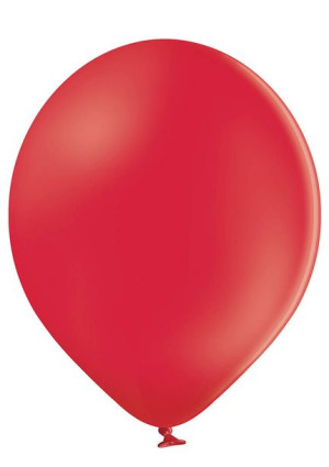 Balony B105 pastelowe Red czerwone 30cm, 100 sztuk