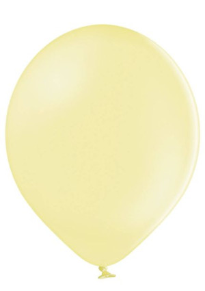 Balony B105 pastelowe Lemon żółte 30cm, 100 sztuk