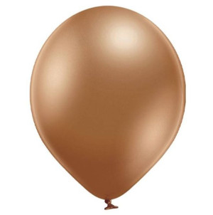 Balon lateksowe D5 Glossy Cooper miedziane 12cm, 100 szt.