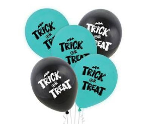 Balony BOO! Trick Or Treat,  30cm 5 szt.