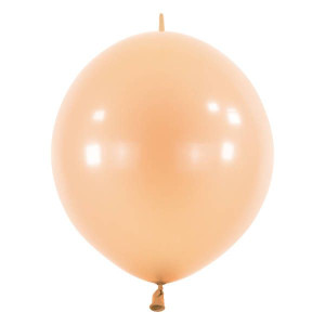 Balony E-Link Brzoskwiniowe Blush z łącznikiem, 30cm, 50 szt.