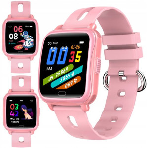 SMARTWATCH dziecięcy Różowy dla dziewczynki DENVER