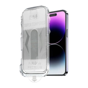 Szkło Hartowane Full Glue Easy-Stick Braders do iPhone 13 Pro Max / 14 Plus