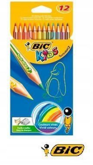 Kredki ołówkowe 12 BIC Tropicolors