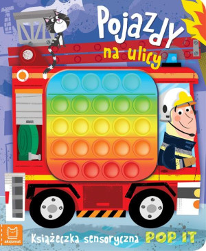 Pojazdy Na Ulicy Książeczka Sensoryczna Pop It