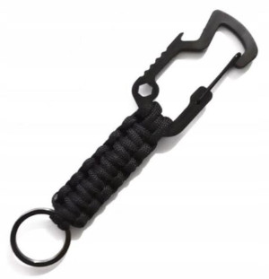Brelok Z Karabińczykiem I Linką Multitool Survival