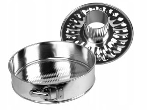 Tortownica Blacha Forma Metal Ciasta 2w1 24cm Pl