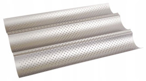Forma Blacha Do Pieczenia Bagietek Metalowa 3 Szt