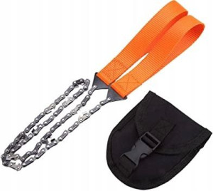 Piła Łańcuchowa Ręczna Kieszonkowa + Etui 102 Cm