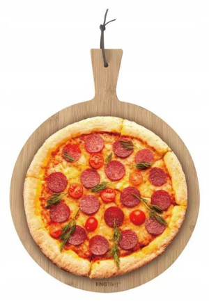 Deska Bambusowa Do Podawania Serwowania Pizzy Sera