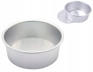 Forma Blacha Aluminiowa Do Ciasta Tortu 19cm H-7,5