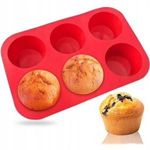 Foremka silikonowa do muffinek babeczek ciastek 6