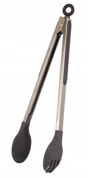 Szczypce Silikonowe Kuchenne 34 cm Patelni Teflonu