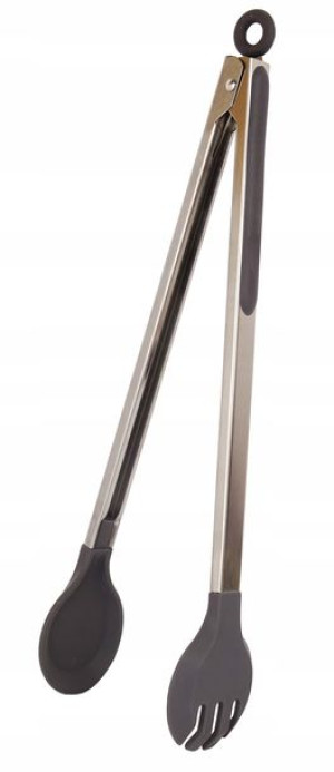 Szczypce Silikonowe Kuchenne 39 cm Patelni Teflonu