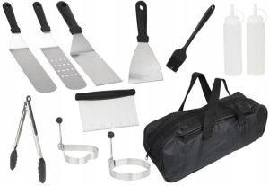 Zestaw do Grilla Grillowania Akcesoria Etui 14pcs