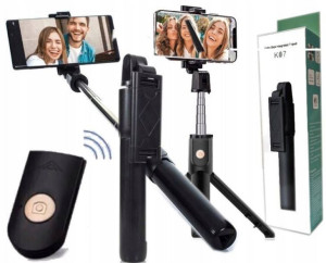 Kij Selfi Ze Statywem Tripod Trójnóg Na Telefon