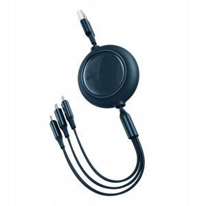 Baseus Bright Mirror zwijany kabel 3w1 CAMLT-MJ03