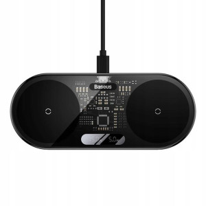 Baseus Digital LED Display podwójna ładowarka 20W