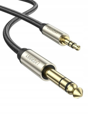UGREEN AV127 Kabel jack 3.5 mm do TRS 6,35 2m szar