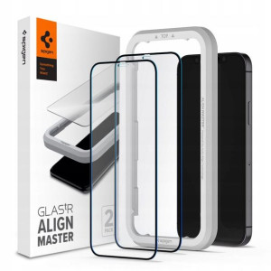 Szkło Hartowane Spigen Glass FC iPhone 12 Pro Max