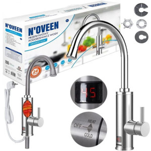 Przepływowy podgrzewacz wody NOVEEN IWH850 Inox