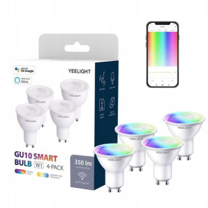 Yeelight W1 GU10 kolorowa żarówka YLDP004 x4