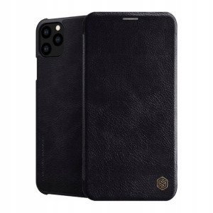 Nillkin QIN etui skórzane do iPhone 11 Pro Czarne