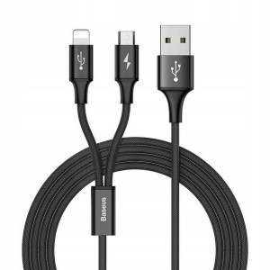 Baseus Rapid Kabel 2w1 1,2m Micro Lightn CAML-SU01