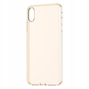 Baseus Simplicity żelowe etui iPhone XS / X złote