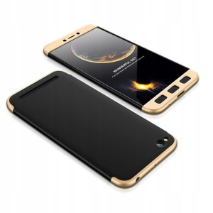 Etui 360 Case 3w1 do Xiaomi Redmi 5A Czarno złoty