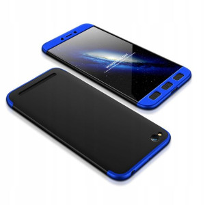 Etui 360 Case 3w1 do Xiaomi Redmi 5A Czarno niebie