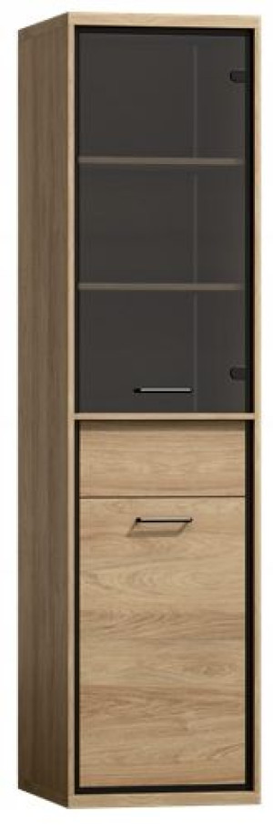 Witryna MEDIOLAN M4 natural hikora