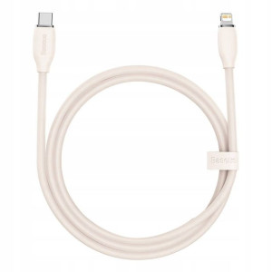 Baseus Jelly kabel USB-C Lightning 1,2m 20W Różowy