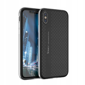 Etui Ipaky Bumblebee Iphone X ze srebrną ramką