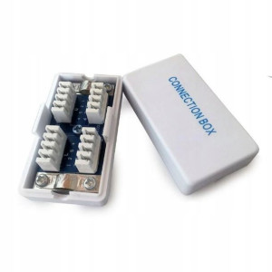 Łącznik kabla sieciowego rj45 skrętki komputerowej