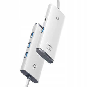 Baseus Lite HUB 4w1 4x USB 3.0 + USB-C 25cm WKQX03
