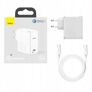 Baseus GaN2 Ładowarka 100W USB-C QC5.0 TZCCGAN-L02