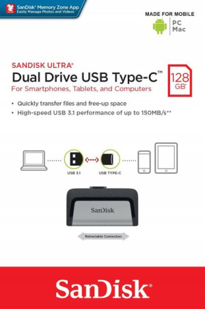 Sandisk ULTRA DUAL DRIVE USB 3.1 Type-C 128GB g46