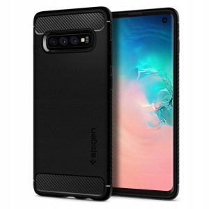 Spigen Rugged Armor etui do Samsung Galaxy S10 Mat