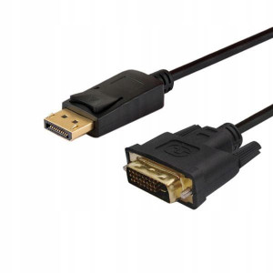 Kabel SAVIO CL-106 DisplayPort M - DVI-D M; 1,8m