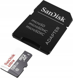 Karta pamięci SanDisk Ultra microSDXC 128GB SDSQUN